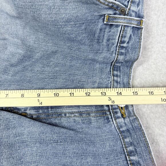 Cinch Blue Label Carpenter Jeans Men 42x36 (Fits 42x35) Relaxed Med Wash Denim - Picture 14 of 15